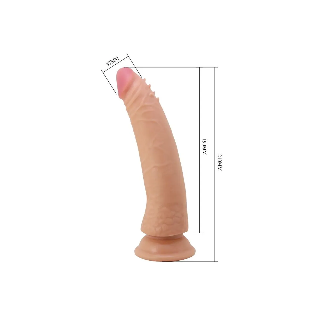 Kable Super Realistischer Penis 21 cm Fleischmodell 2 von Pretty Love Flirtation | Fesselliebe.de