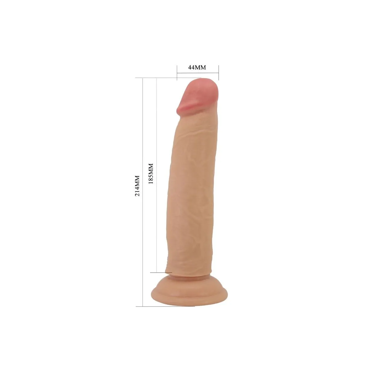 Keon Realistischer Dildo 21 cm Fleisch von Pretty Love | Fesselliebe.de