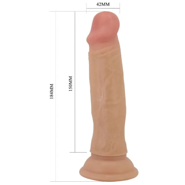 Quentin Realistischer Dildo 18 cm Fleisch von Pretty Love | Fesselliebe.de
