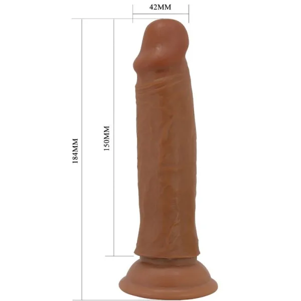Quentin Realistischer Dildo 18 cm Braun von Pretty Love | Fesselliebe.de