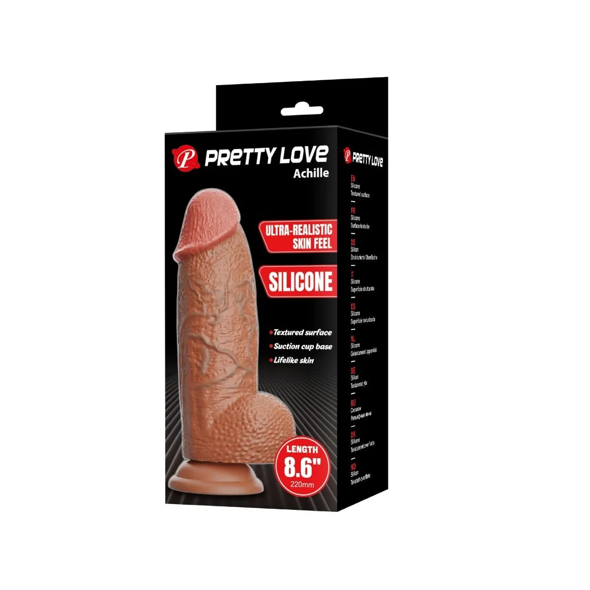 Achille Ultra Realistischer Dildo 22 cm von Pretty Love High Grade | Fesselliebe.de