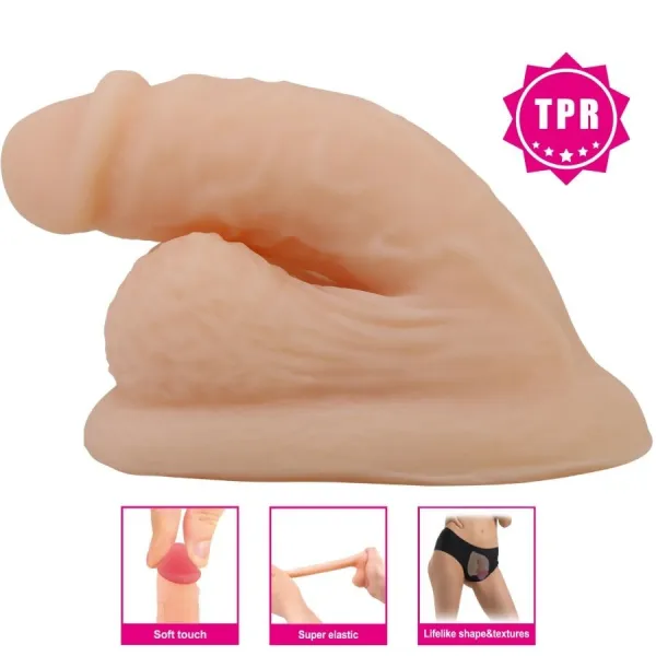 Wildon Ultra Realistischer und Elastischer Dildo 10 cm Natur von Pretty Love | Fesselliebe.de