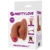 Warnell Ultra Realistischer und Elastischer Dildo 9,5 cm Mulato von Pretty Love | Fesselliebe.de