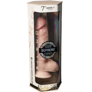 Premium Thermoaktiver Silikon-Realisierter Penis 17,8 cm von Silexd