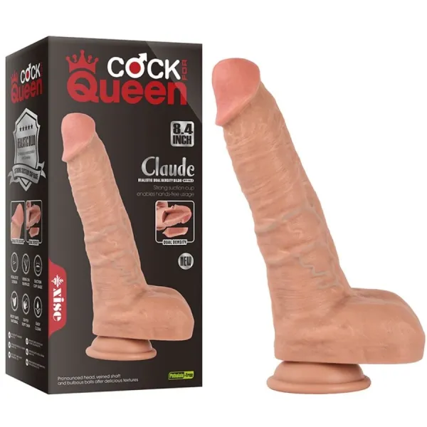 Claude Realistischer Doppeldicht-Dildo 16,5 cm von Xise | Fesselliebe.de