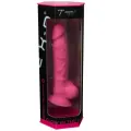 Modell 1 Realistischer Penis Premium-Silikon Silexpan Fluoreszierendes Rosa 17,5 cm von Silexd