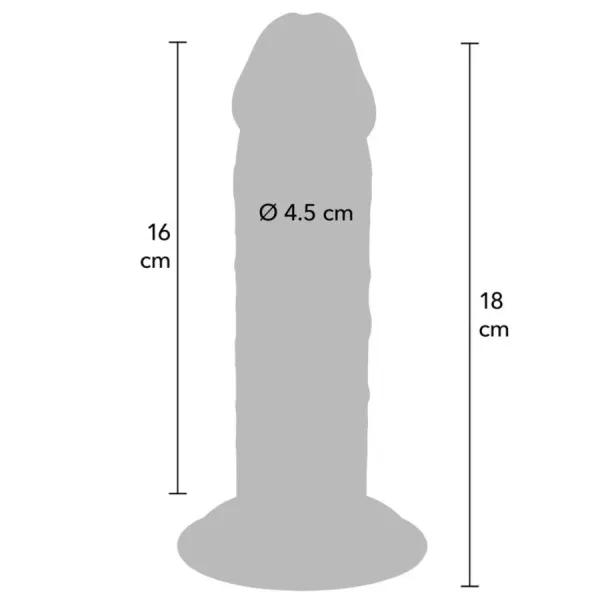 Deluxe Dicker Tpe-Donnersatz mit Doppelter Dichte, 18 cm von Get Real | Fesselliebe.de