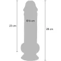 Deluxe Realistic Penis With Testicles Extra Thick 28 cm von Get Real