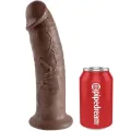 10 Dildo Braun 25,4 cm von King Cock