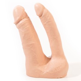 Arthus Realistischer Doppeldildo Fleisch 17cm/15,5cm von Pink Room | Fesselliebe.de