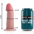 Gurt + Dual Density Tiger Realistischer Dildo 14 cm -O- 4,46 cm von Rock Army