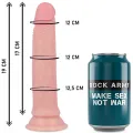 Harness + Flüssiger Silikondildo Premium Avenger 19 cm -O- 3,98 cm von Rock Army
