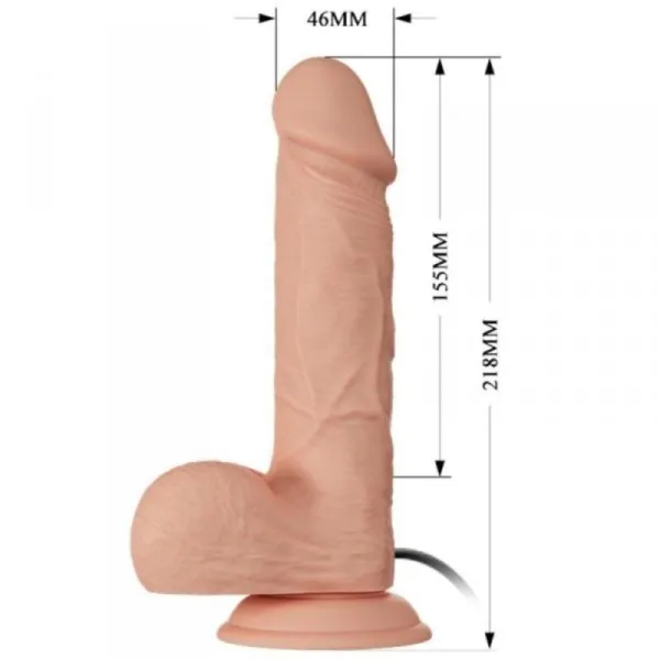 Bahamut Vibration 21,8 cm natürlich von Baile Dildos | Fesselliebe.de