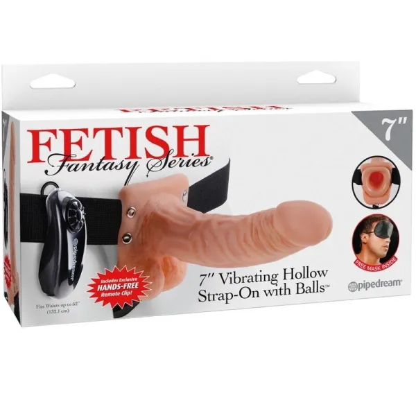 Verstellbarer Gurt mit Fernbedienung, Penis und Hoden, wiederaufladbar 17,8 cm von Fetish Fantasy Series | Fesselliebe.de