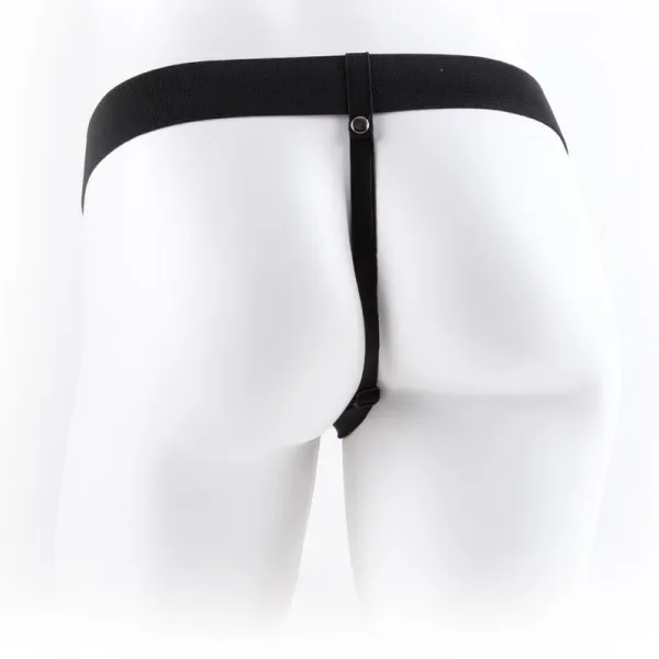 Verstellbarer Gurt mit Fernbedienung, Penis und Hoden, wiederaufladbar 23 cm von Fetish Fantasy Series | Fesselliebe.de