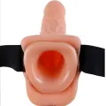 Verstellbarer Gurt mit Fernbedienung, Penis und Hoden, wiederaufladbar 23 cm von Fetish Fantasy Series