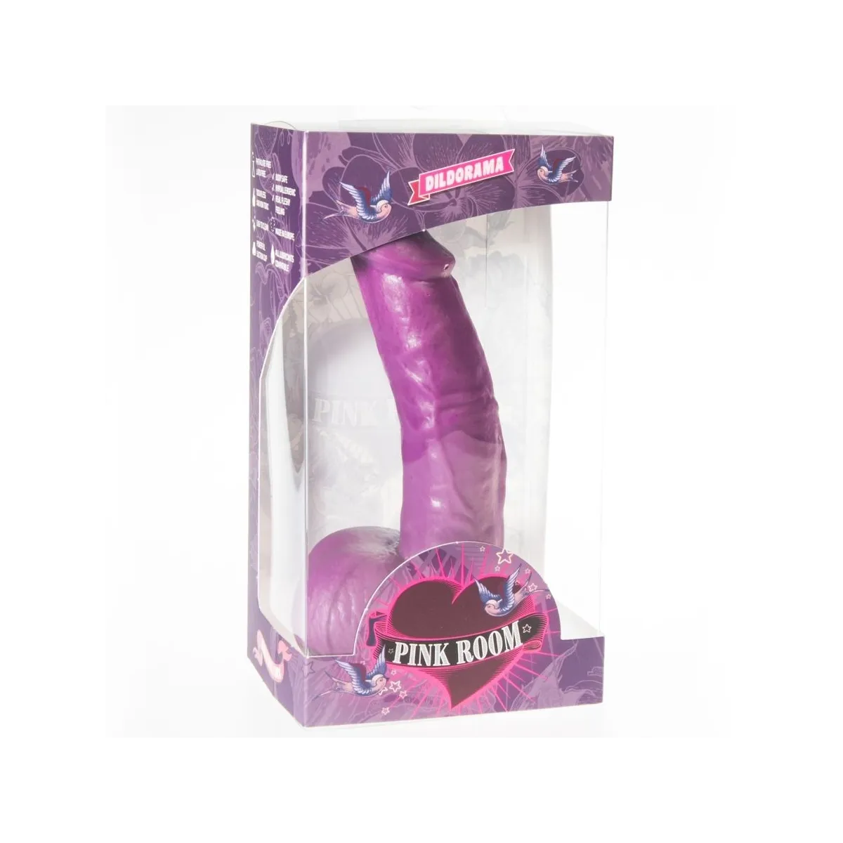 Connor Realistischer Dildo Lila 16 cm von Pink Room | Fesselliebe.de