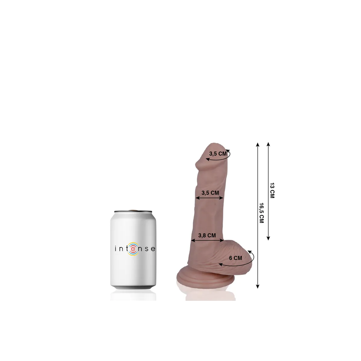 Mr 5 Realistic Penis 16,5 cm -O- 3,5 cm von Mr, Intense | Fesselliebe.de