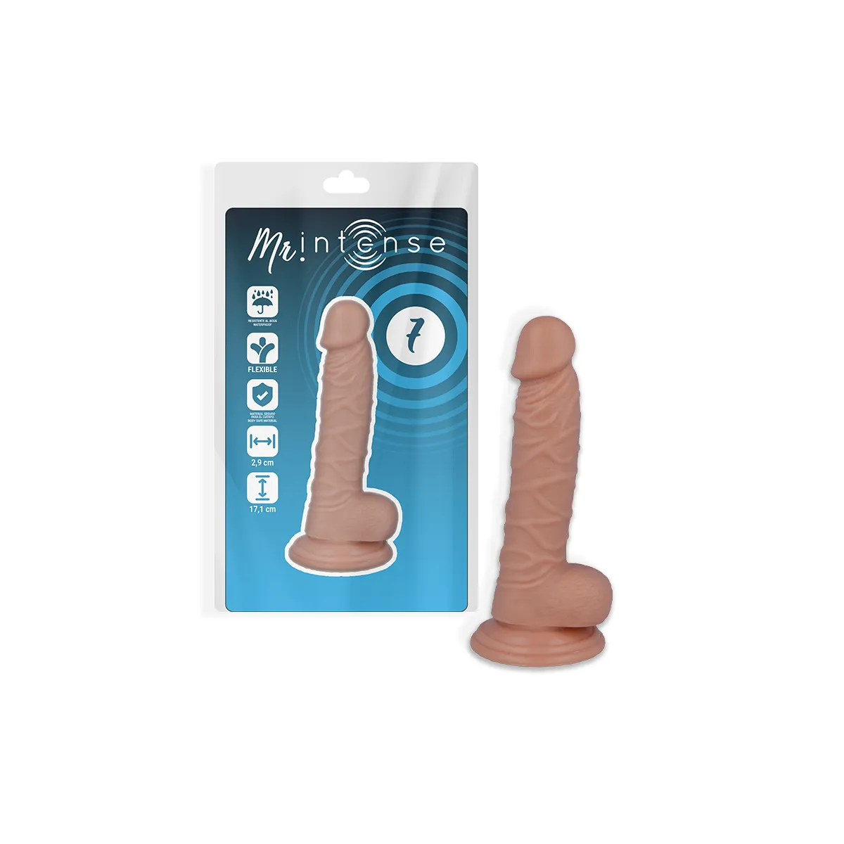 Mr 7 Realistischer Penis 17,1 cm -O- 2,9 cm von Mr, Intense | Fesselliebe.de