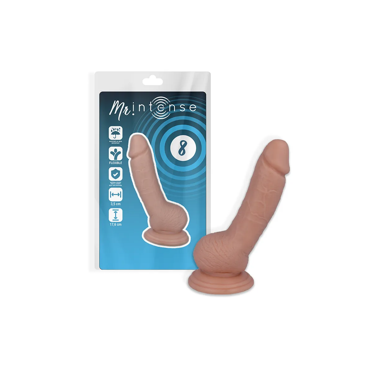 Mr 8 Realistic Penis 17,6 cm -O- 3,5 cm von Mr, Intense | Fesselliebe.de
