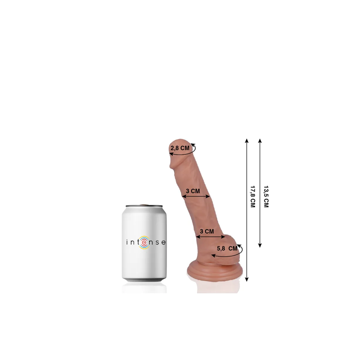 Mr 9 Realistic Penis 17,8 cm -O- 3 cm von Mr, Intense | Fesselliebe.de