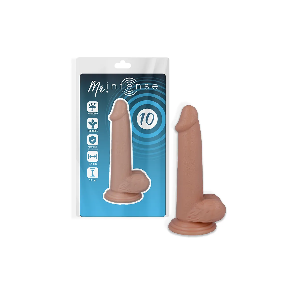 Mr 10 Realistic Penis 18 cm -O- 3,4 cm von Mr, Intense | Fesselliebe.de