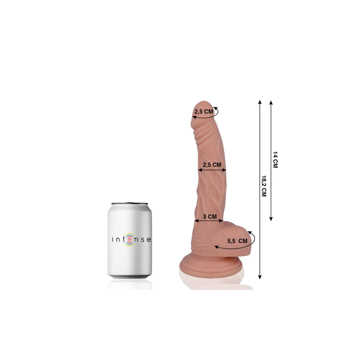 Mr 12 Realistic Penis 18,2 cm -O- 2,5 cm von Mr, Intense | Fesselliebe.de