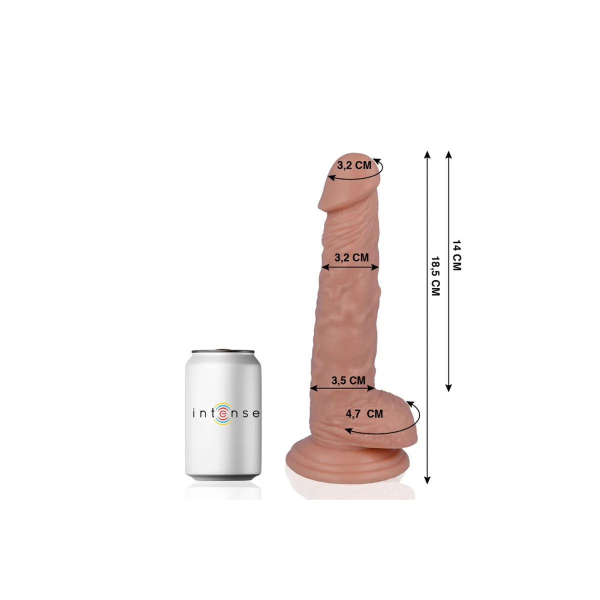 Mr 13 Realistic Penis 18,5 cm -O- 3,2 cm von Mr, Intense | Fesselliebe.de
