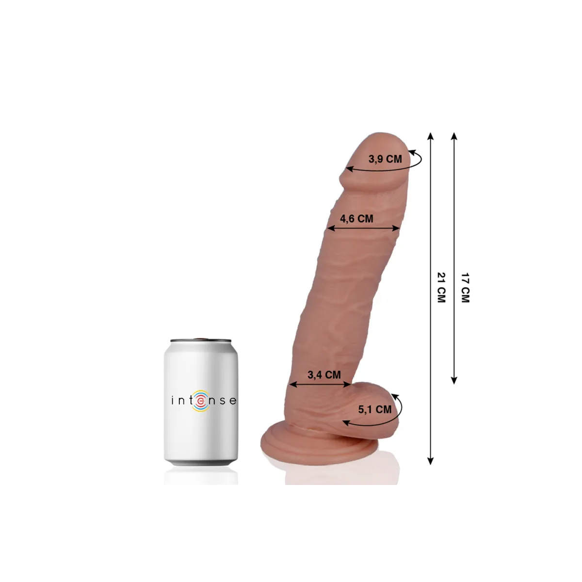 Mr 24 Realistic Penis 21 cm -O- 4,6 cm von Mr, Intense | Fesselliebe.de