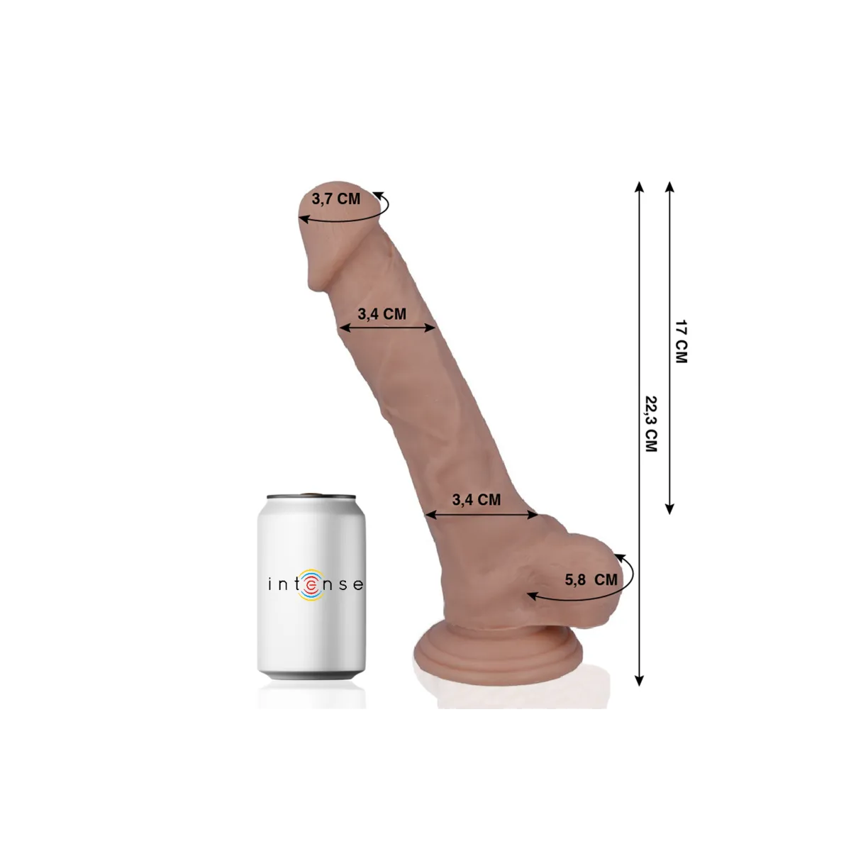 Mr 28 Realistischer Penis 22,3 cm -O- 3,4 cm von Mr, Intense | Fesselliebe.de