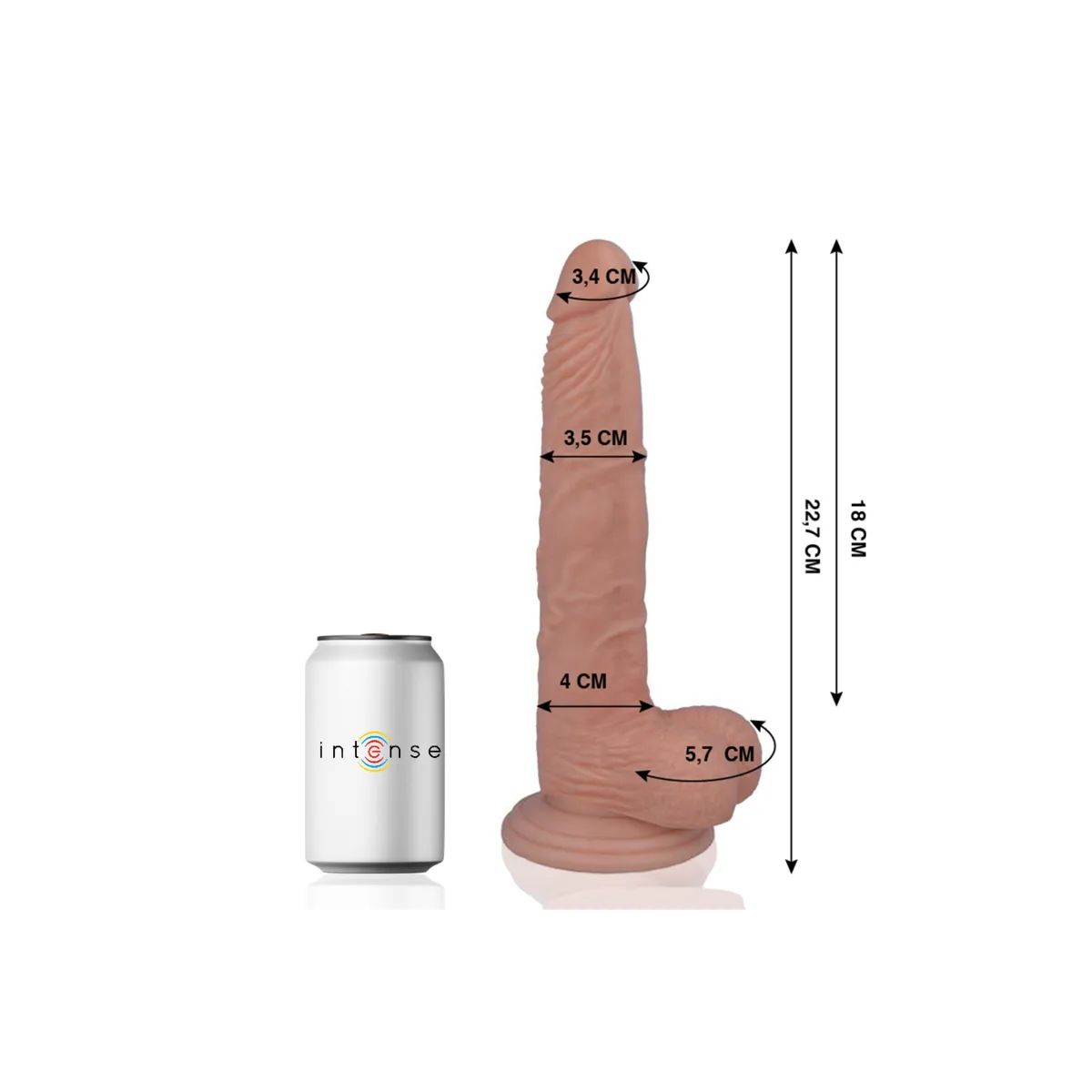 Mr 29 Realistischer Penis 22,7 cm -O- 3,5 cm von Mr, Intense | Fesselliebe.de