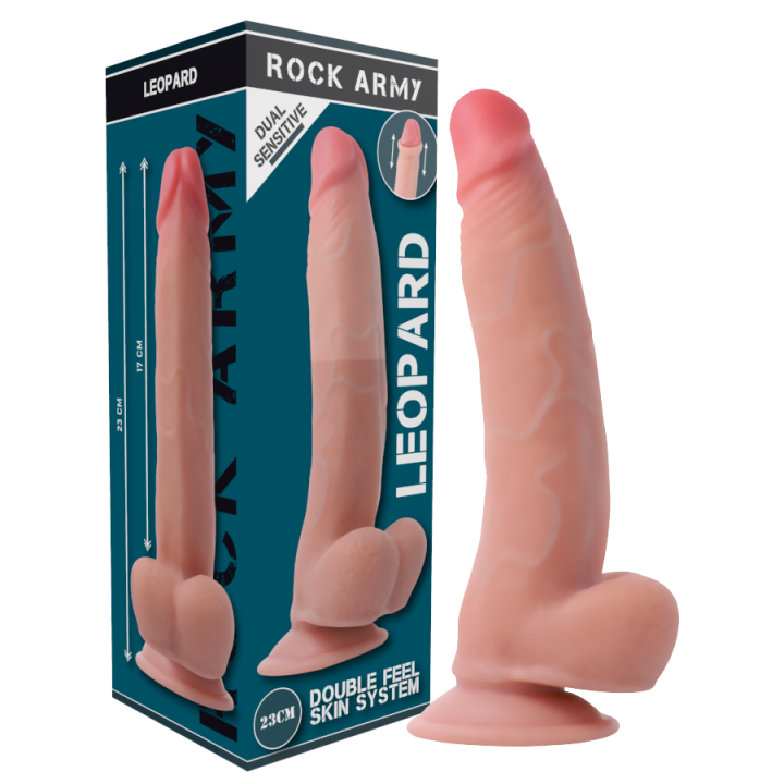 Doppeldichte Leopard 23 cm -O- 4,77 cm von Rock Army | Fesselliebe.de