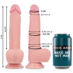 Flüssiger Silikondildo Premium Spitfire 21 cm -O- 4,62 cm von Rock Army