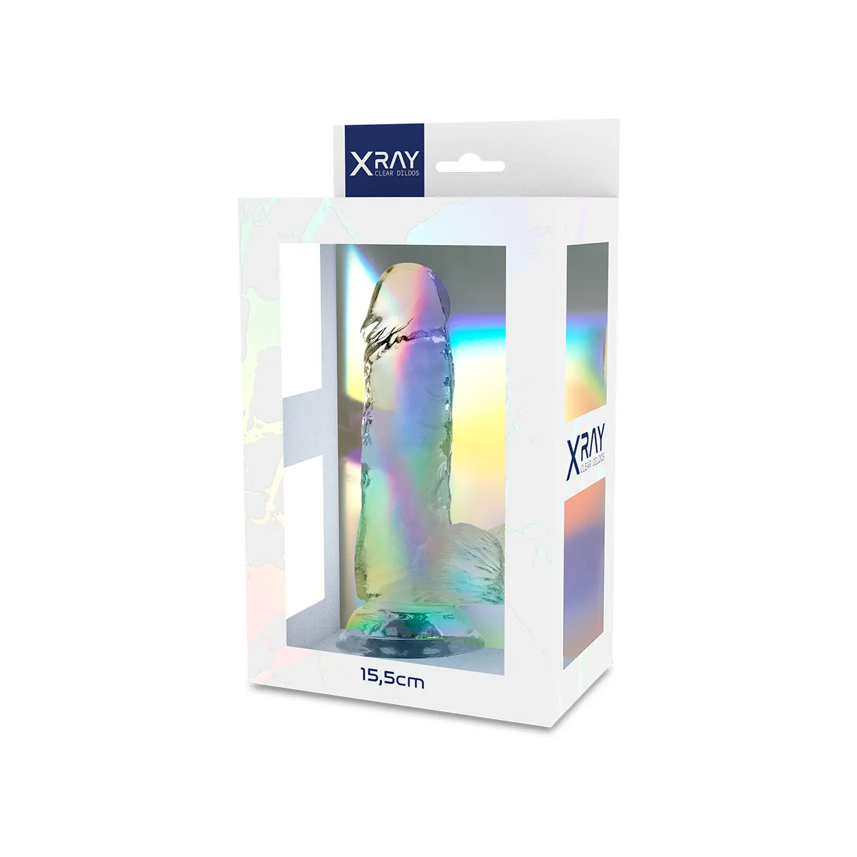 Klarer Hahn mit Bällen 15,5 cm -O- 3,5 cm von X Ray | Fesselliebe.de