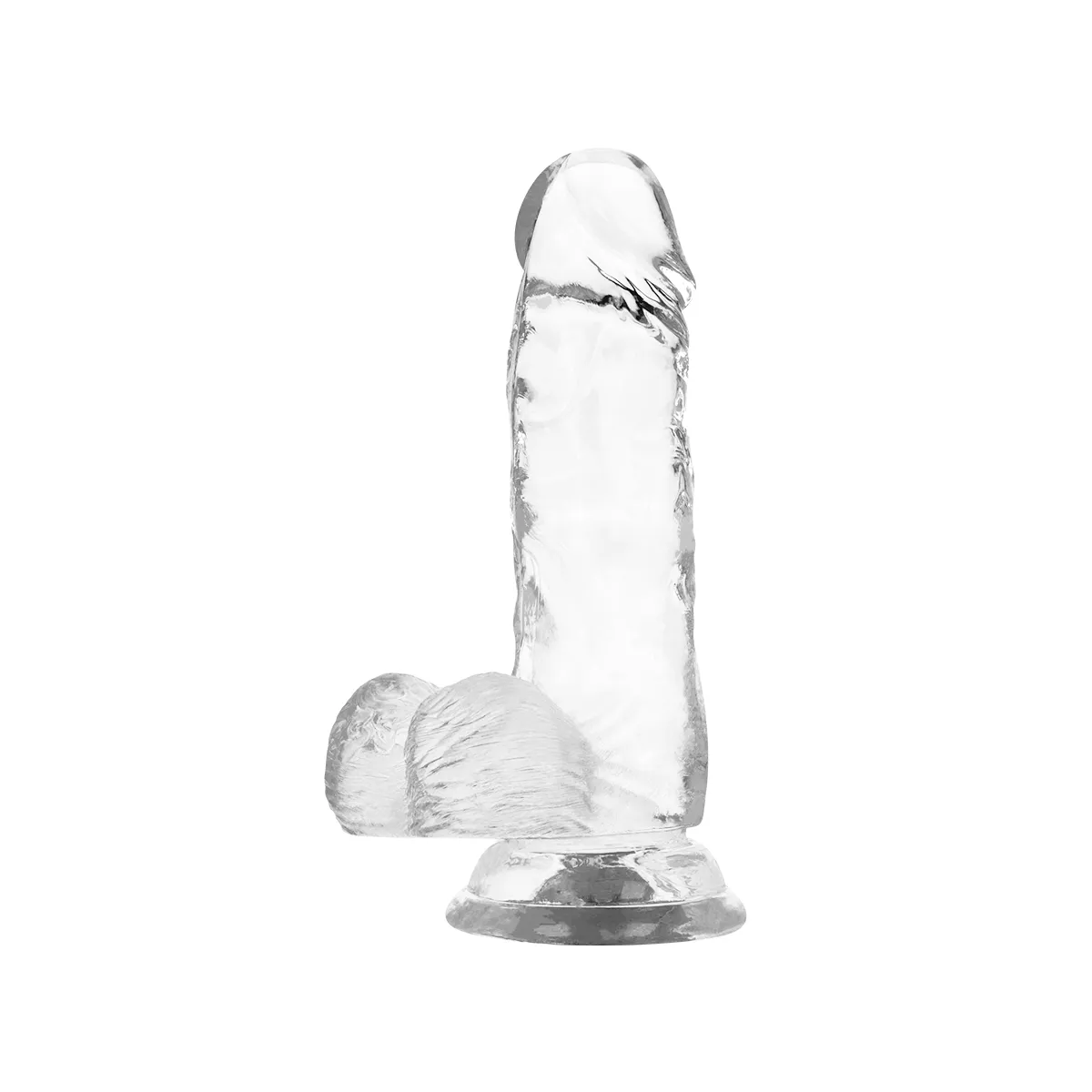 Klarer Hahn mit Bällen 15,5 cm -O- 3,5 cm von X Ray | Fesselliebe.de