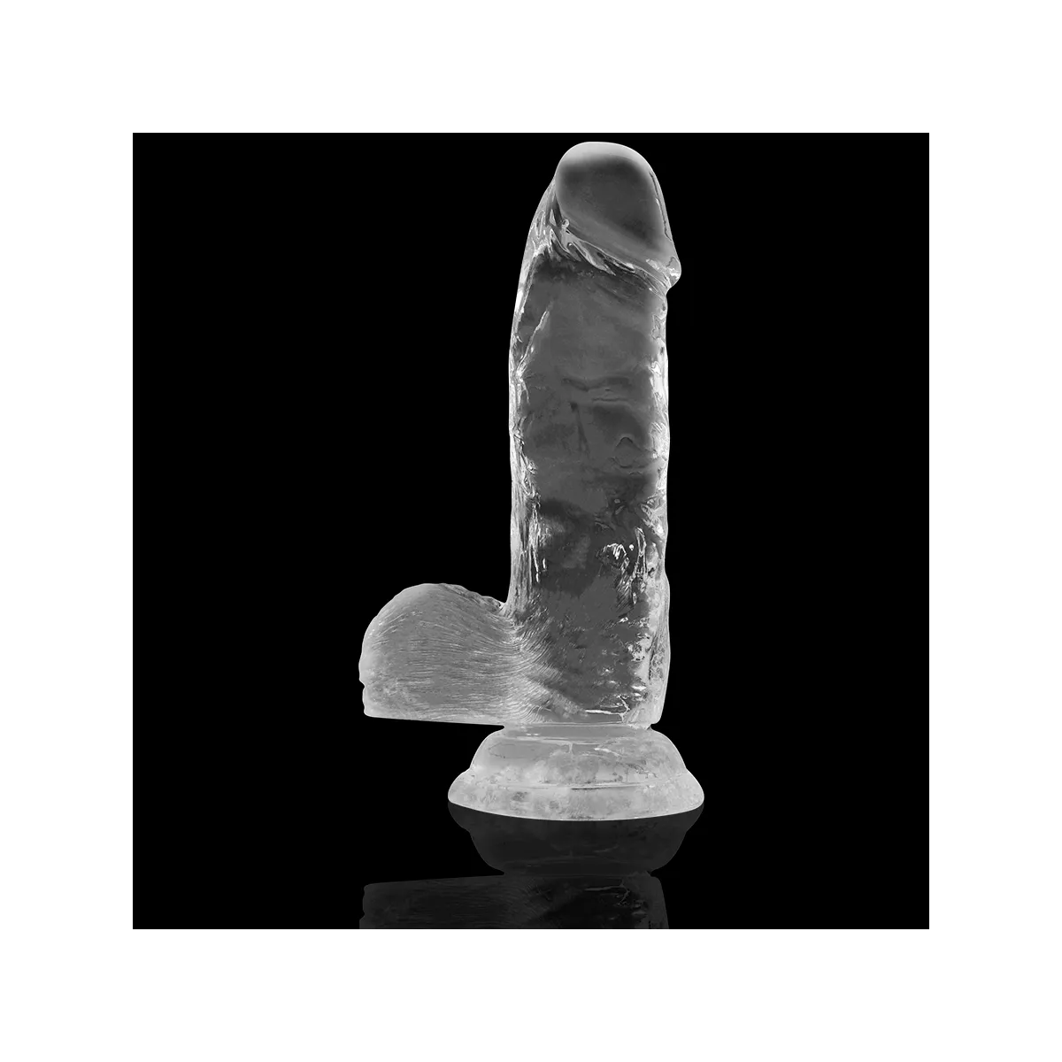 Klarer Hahn mit Bällen 15,5 cm -O- 3,5 cm von X Ray | Fesselliebe.de