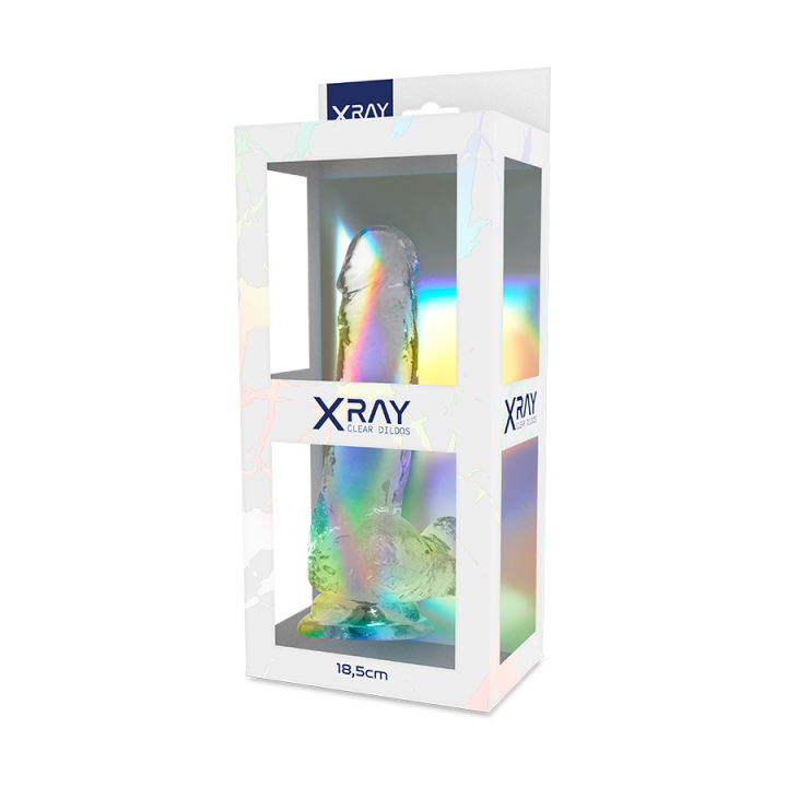 Klarer Hahn mit Eier 18,5 cm -O- 3,8 cm von X Ray | Fesselliebe.de