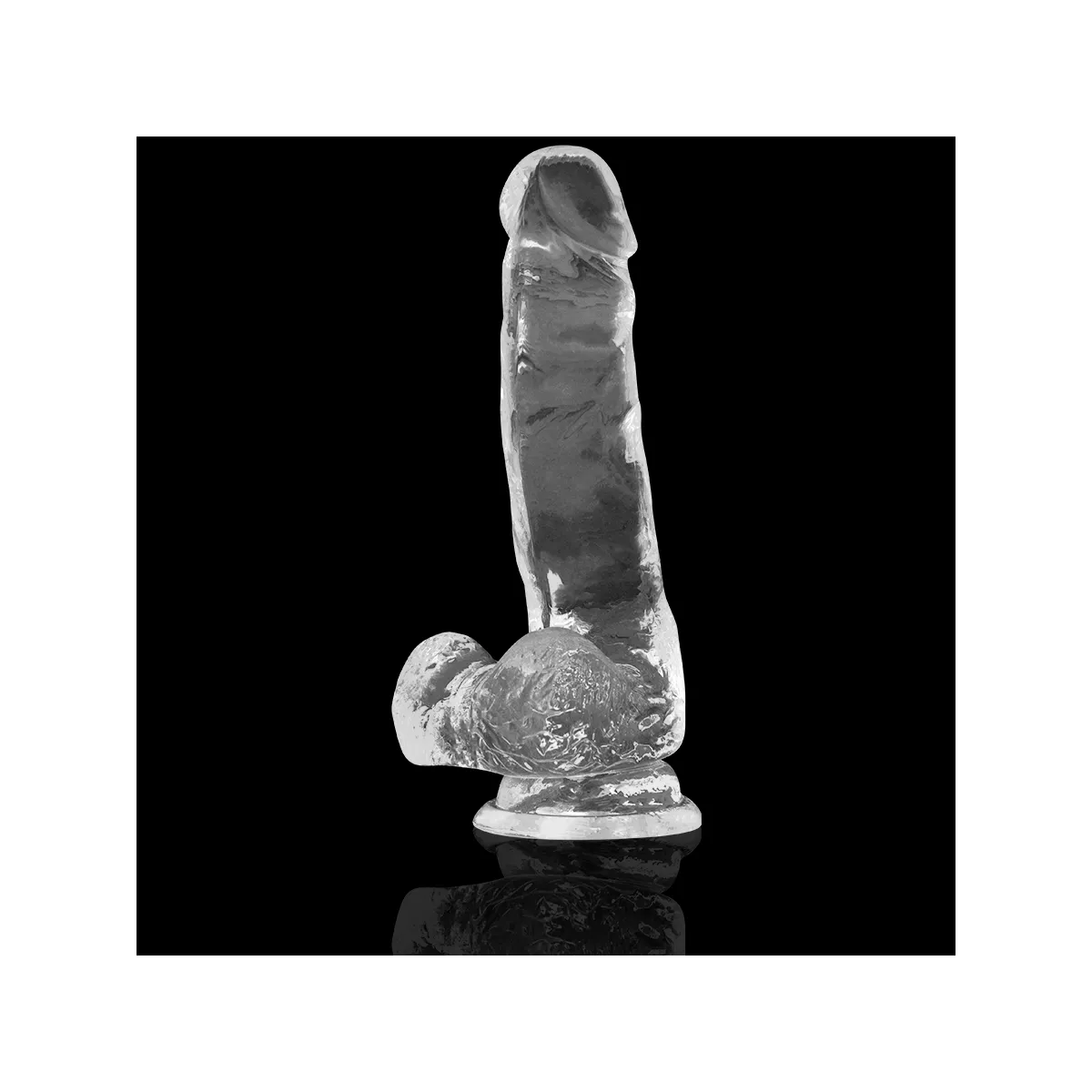 Klarer Hahn mit Eier 18,5 cm -O- 3,8 cm von X Ray | Fesselliebe.de