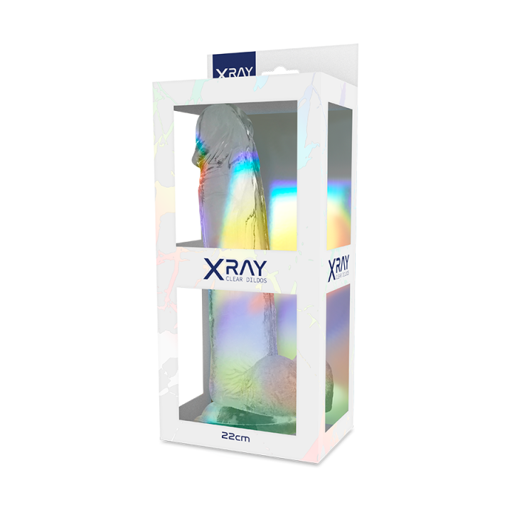 Klarer Hahn mit Eier 22 cm -O- 4,6 cm von X Ray | Fesselliebe.de