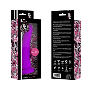 Toys Lila Dildo Medizinisches Silikon 17 cm -O- 3 cm von Deltaclub