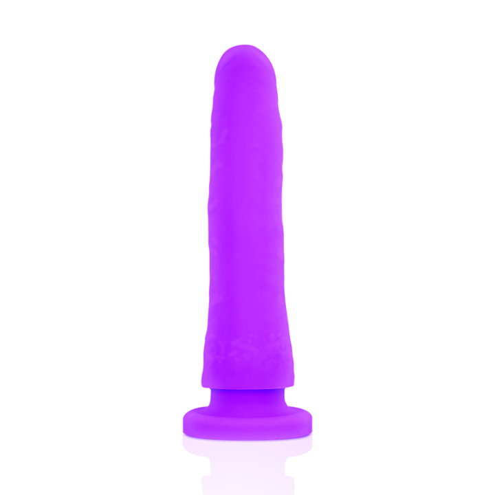 Toys Lila Dildo Medizinisches Silikon 17 cm -O- 3 cm von Deltaclub | Fesselliebe.de