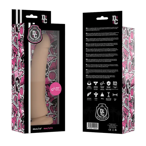Toys natürlicher Dildo Medizinisches Silikon 20 cm -O- 4 cm von Deltaclub | Fesselliebe.de