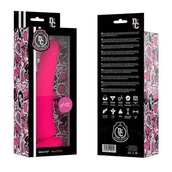 Toys Rosa Dildo Medizinisches Silikon 20 cm -O- 4 cm von Deltaclub | Fesselliebe.de