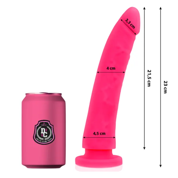 Toys Rosa Dildo Medizinisches Silikon 23 cm -O- 4,5 cm von Deltaclub | Fesselliebe.de
