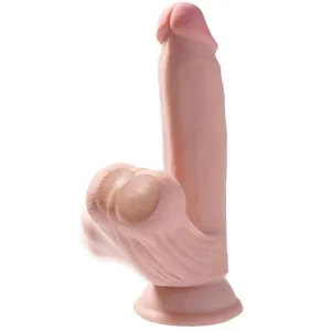 Plus 3D Dildo Swinging Balls 15,2 cm Helle Haut von King Cock Plus