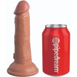 Elite Realistischer Silikondildo 15,2 cm Karamell von King Cock | Fesselliebe.de