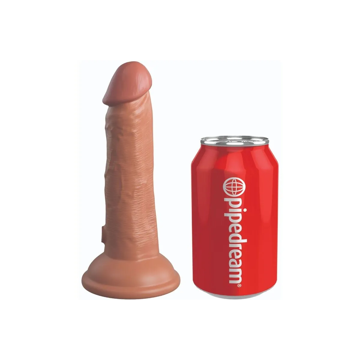Elite Realistischer Silikondildo 15,2 cm Karamell von King Cock | Fesselliebe.de