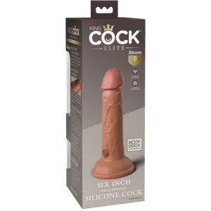 Elite Realistischer Silikondildo 15,2 cm Karamell von King Cock