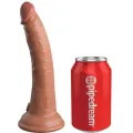 Elite Realistischer Silikondildo 17,8 cm Karamell von King Cock