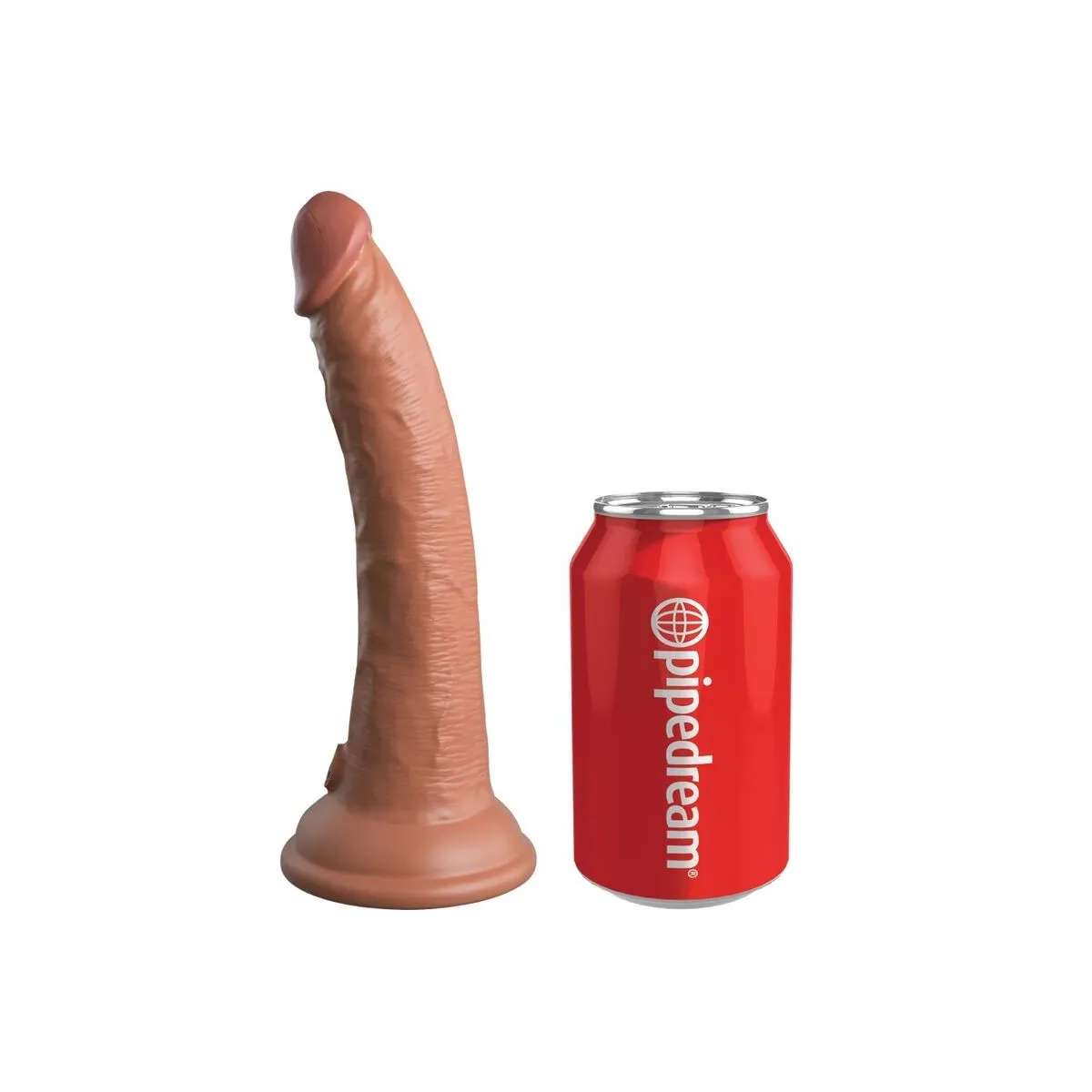 Elite Realistischer Silikondildo 17,8 cm Karamell von King Cock | Fesselliebe.de